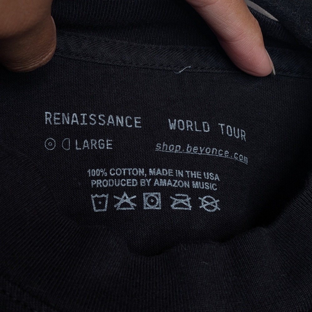 Beyonce Renaissance World Tour Graphic Official Merch Short Sleeve T Shirt L - Picture 5 of 5